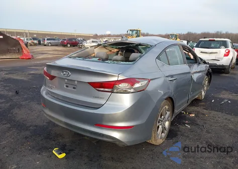 2017 Hyundai Elantra Limited z USA, uszkodzony, nr VIN 5NPD84LF5HH016596